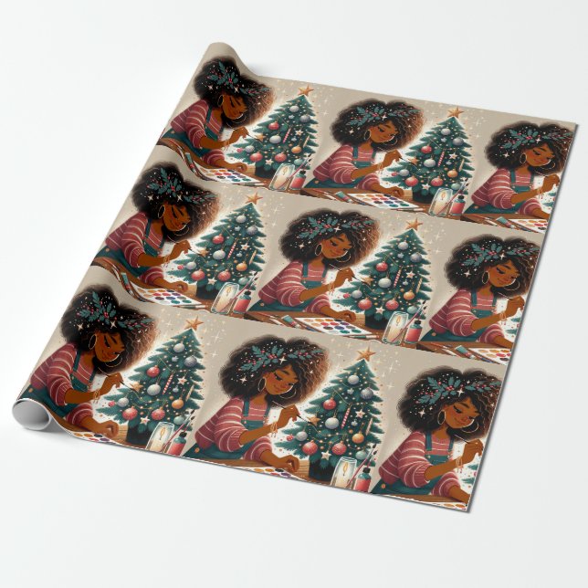 Artistry Christmas-Christmas Wrapping paper (Unrolled)
