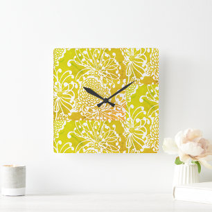 “Artistry in Every Tick.” Square Wall Clock