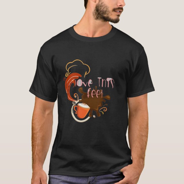 Artistry in Motion: Unique T-shirt Design" (Front)