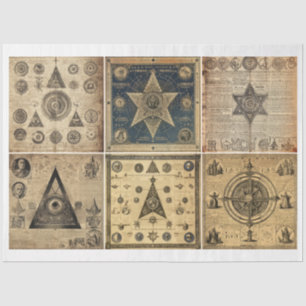 Artists and Crafters Mystical Occult Witchy Tissue Paper