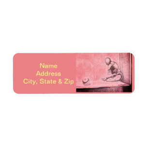 Artists and creative people dread artist's block return address label