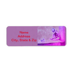 Artists and creative people dread artist's block return address label