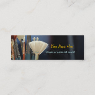 Artist's Brush Business Cards