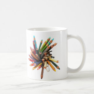 Artists Coloured Oil Pencils Coffee Mug