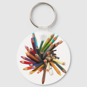Artists Coloured Oil Pencils Key Ring
