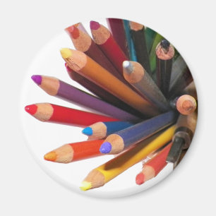 Artists Coloured Oil Pencils Magnet