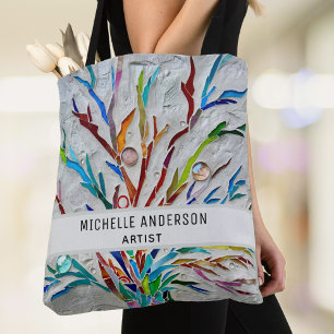 Artist's Colourful  Tote Bag