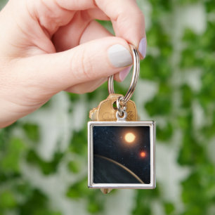 Artist's Concept Illustrating Kepler-16b. Key Ring