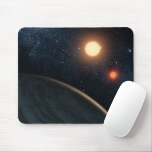 Artist's Concept Illustrating Kepler-16b. Mouse Pad