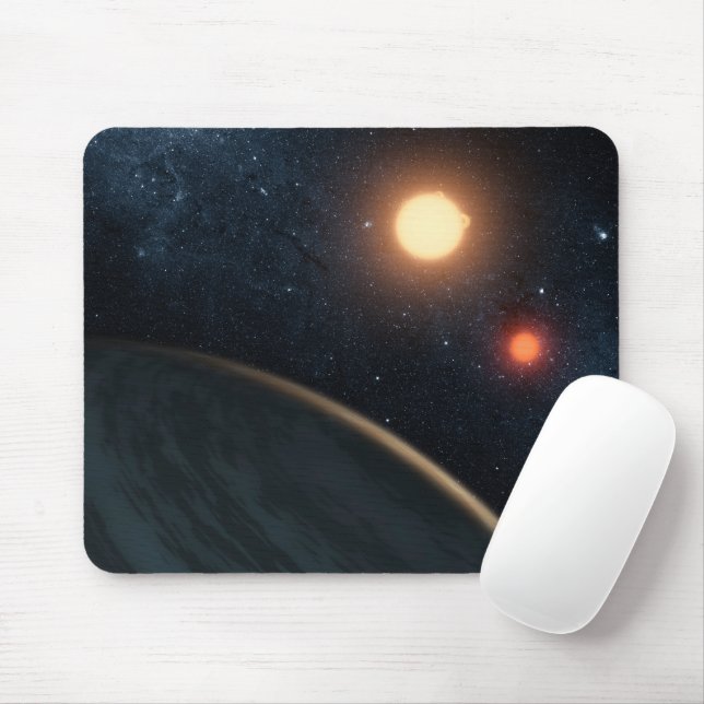 Artist's Concept Illustrating Kepler-16b. Mouse Pad (With Mouse)