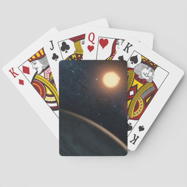 Artist's Concept Illustrating Kepler-16b. Playing Cards (Back)