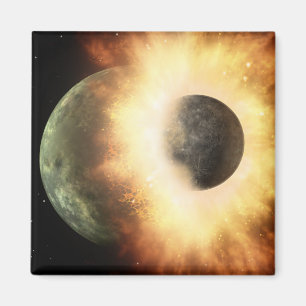 Artist's concept of a celestial body magnet