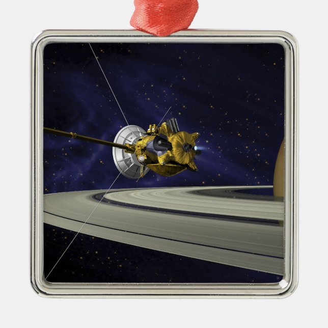 Artists concept of Cassini Metal Ornament (Front)