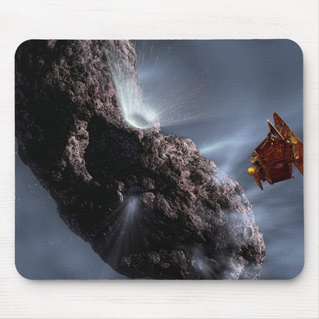 Artist's concept of Deep Impact's Encounter Mouse Pad (Front)