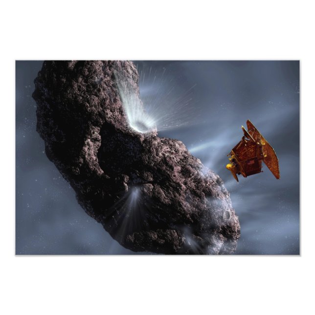 Artist's concept of Deep Impact's Encounter Photo Print (Front)