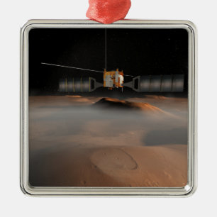 Artist's concept of Mars Express spacecraft Metal Ornament