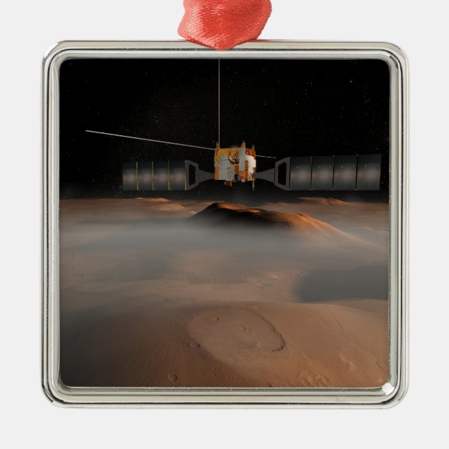 Artist's concept of Mars Express spacecraft Metal Ornament (Front)