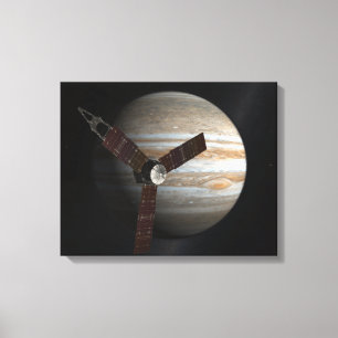Artist's concept of the Juno spacecraft Canvas Print