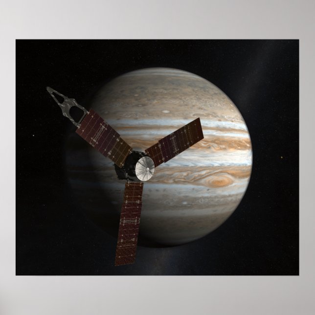 Artist's concept of the Juno spacecraft Poster (Front)