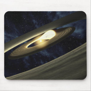 Artist's concept showing a lump of material mouse pad