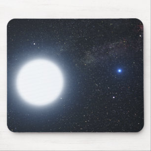 Artist's concept showing the binary star system mouse pad