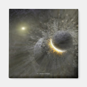 Artist's concept Space Collision at Vega Magnet