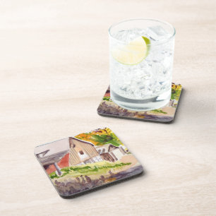 ARTIST'S CORK COASTERS - H. DAVIDSOHN - BEST GIFTS