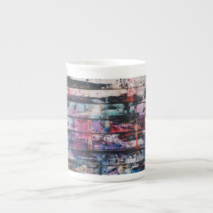 artists floor painting bone china mug