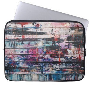 artists floor painting laptop sleeve