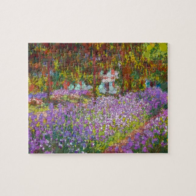 Artist's Garden at Giverny by After Claude Monet Jigsaw Puzzle (Horizontal)