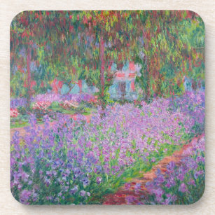 Artist's Garden at Giverny by Claude Monet Coaster