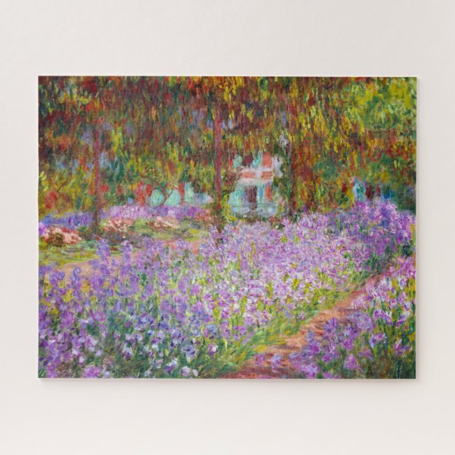 Artist's Garden at Giverny by Claude Monet Jigsaw Puzzle (Horizontal)