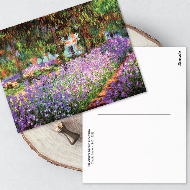 Artist's Garden at Giverny Claude Monet Postcard (Creator Uploaded)