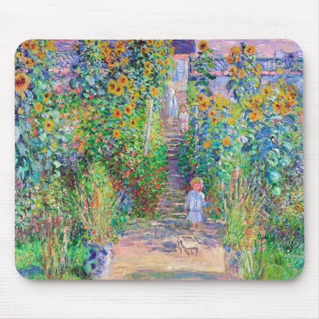 Artist's Garden, Monet Mouse Pad (Front)