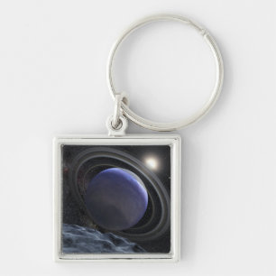 Artist's illustration key ring