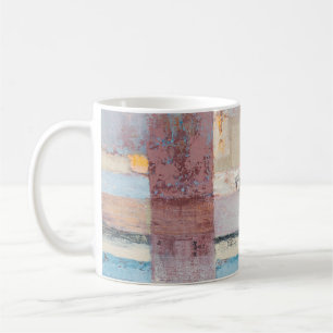 Artists oil paints multicolored closeup abstract b coffee mug