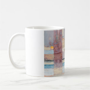 Artists oil paints multicolored closeup abstract b coffee mug