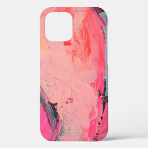 Artists oil paints multicolored closeup abstract b iPhone 12 case