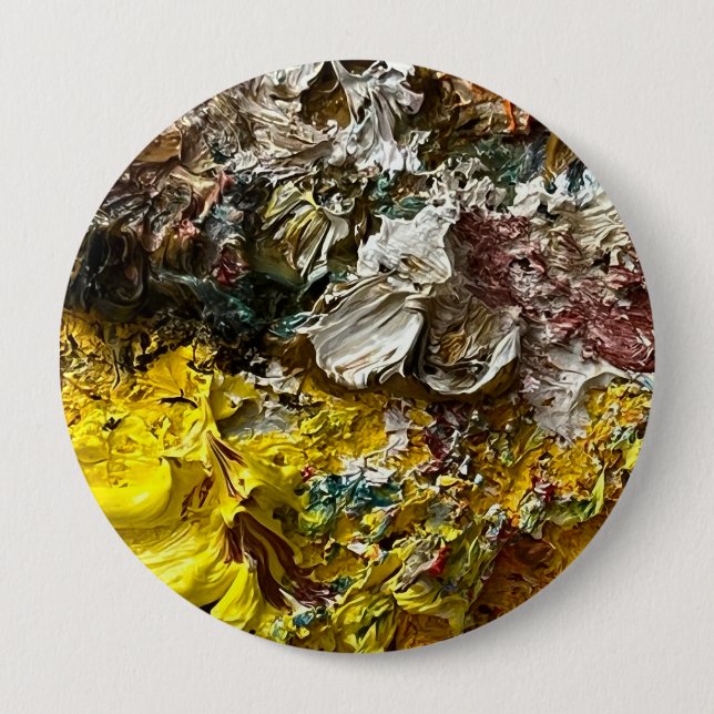 Artist's palette #1 10 cm round badge (Front)