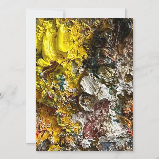 Artist's palette #1 card (Front)