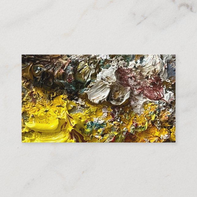 Artist's palette #1 enclosure card (Front)