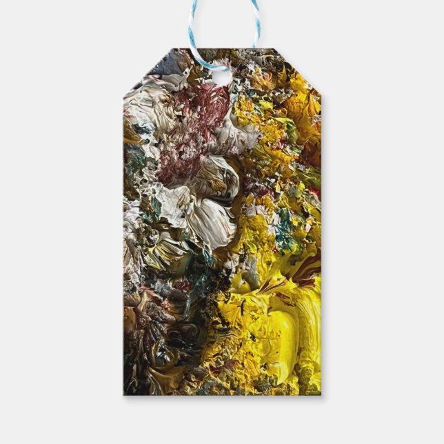 Artist's palette #1 gift tags (Front)