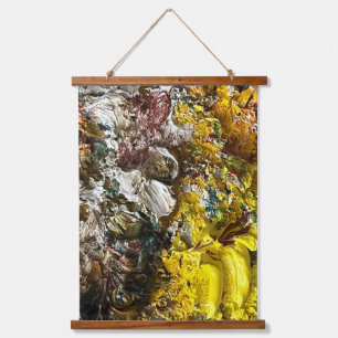 Artist's palette #1 hanging tapestry