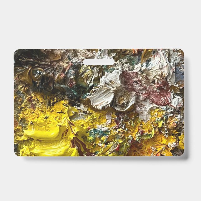 Artist's palette #1 ID badge (Front)