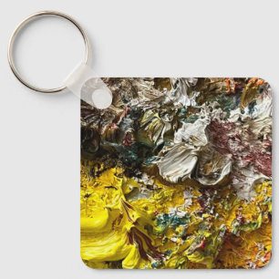 Artist's palette #1 key ring