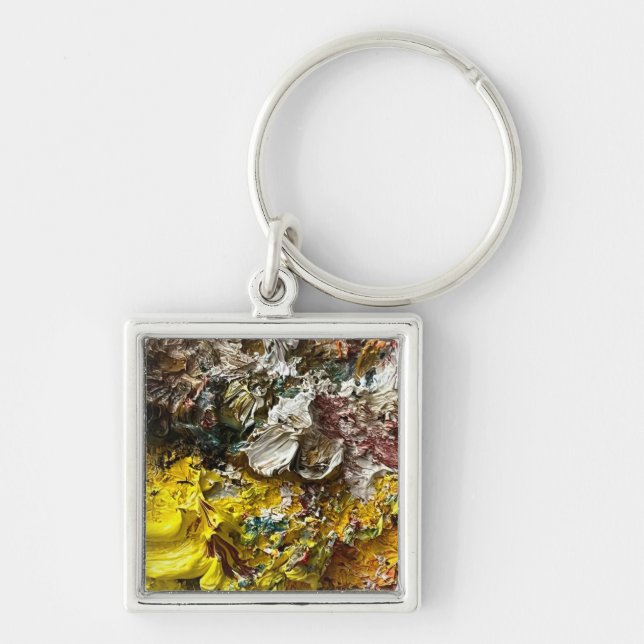 Artist's palette #1 key ring (Front)