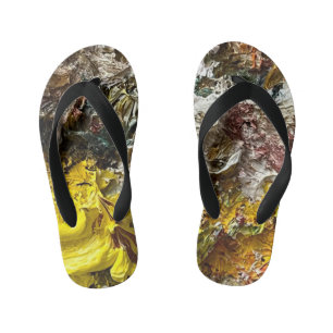 Artist's palette #1 kid's thongs
