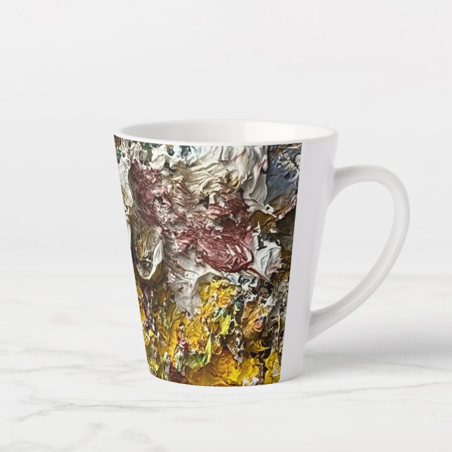 Artist's palette #1 latte mug (Right)