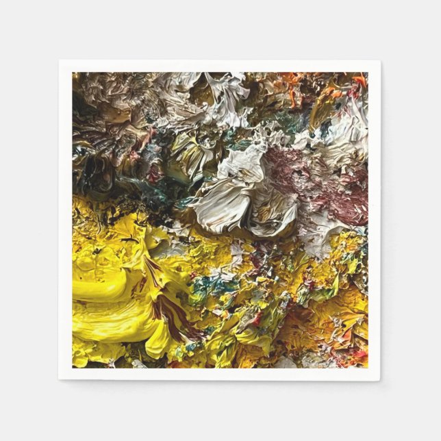 Artist's palette #1 napkin (Front)