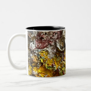 Artist's palette #1 Two-Tone coffee mug